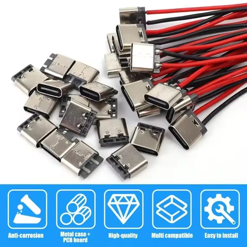 5-20 Stück Typ-C 2-Pin Lötdrah – Usb Hub Bewertung und Preis