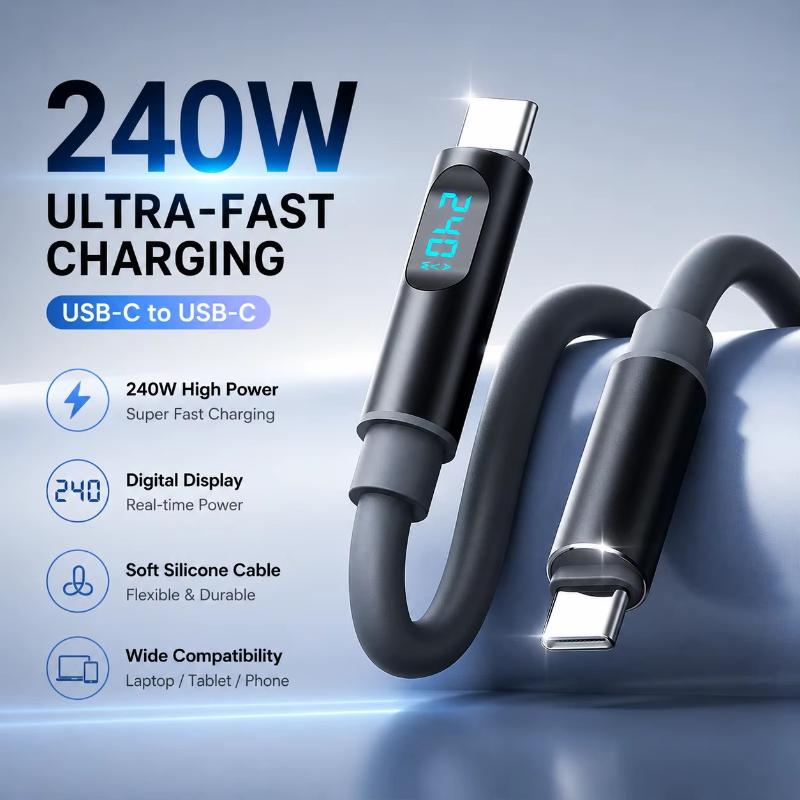 240W Multifunktionales LED-Dig – Laptop Charger Bewertung und Preis