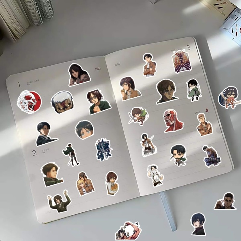 60 Stück Attack on Titan Anime – Laptop Original Accessories Bewertung und Preis