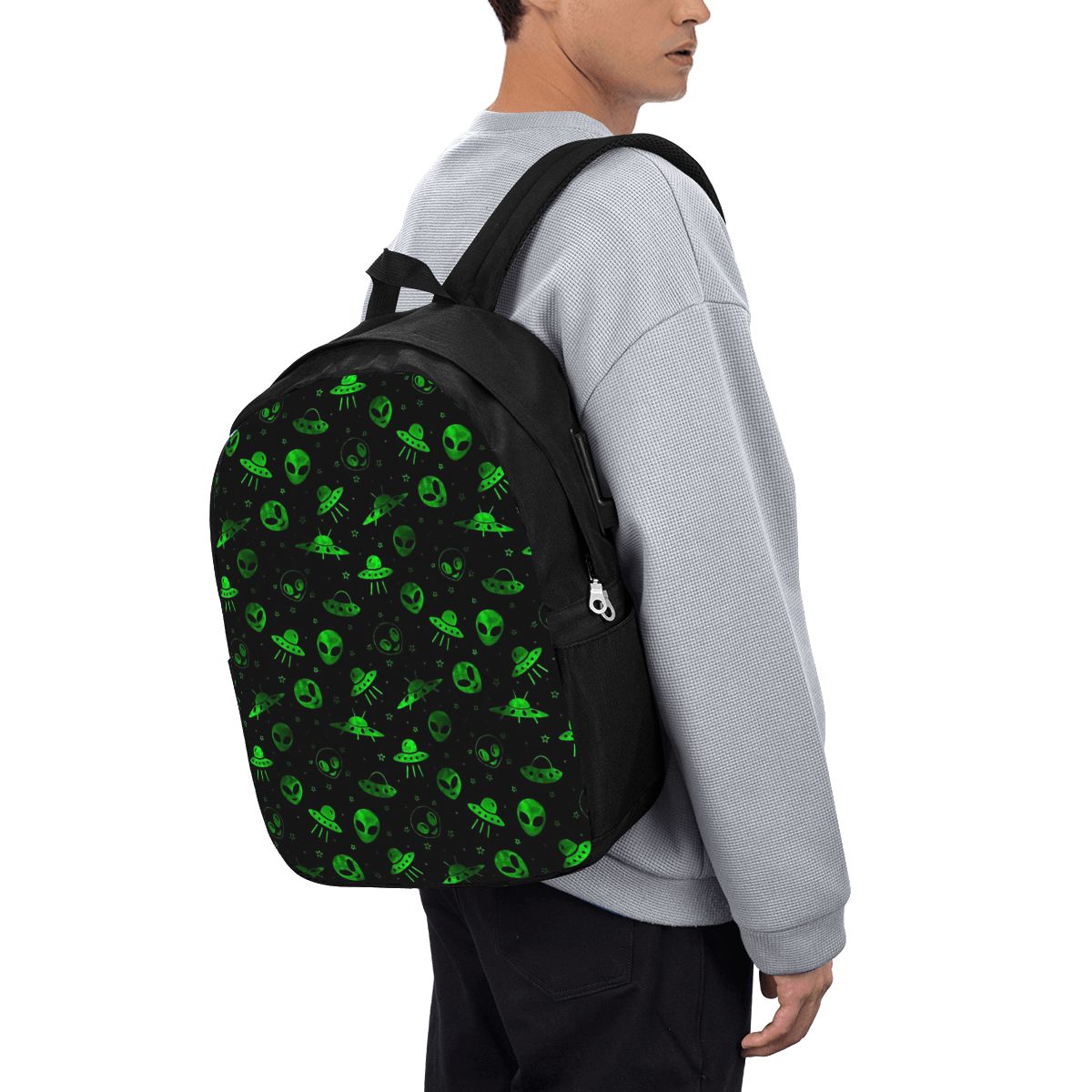 Rucksack mit Alien- und UFO-Mu – Laptop Bag Bewertung und Preis