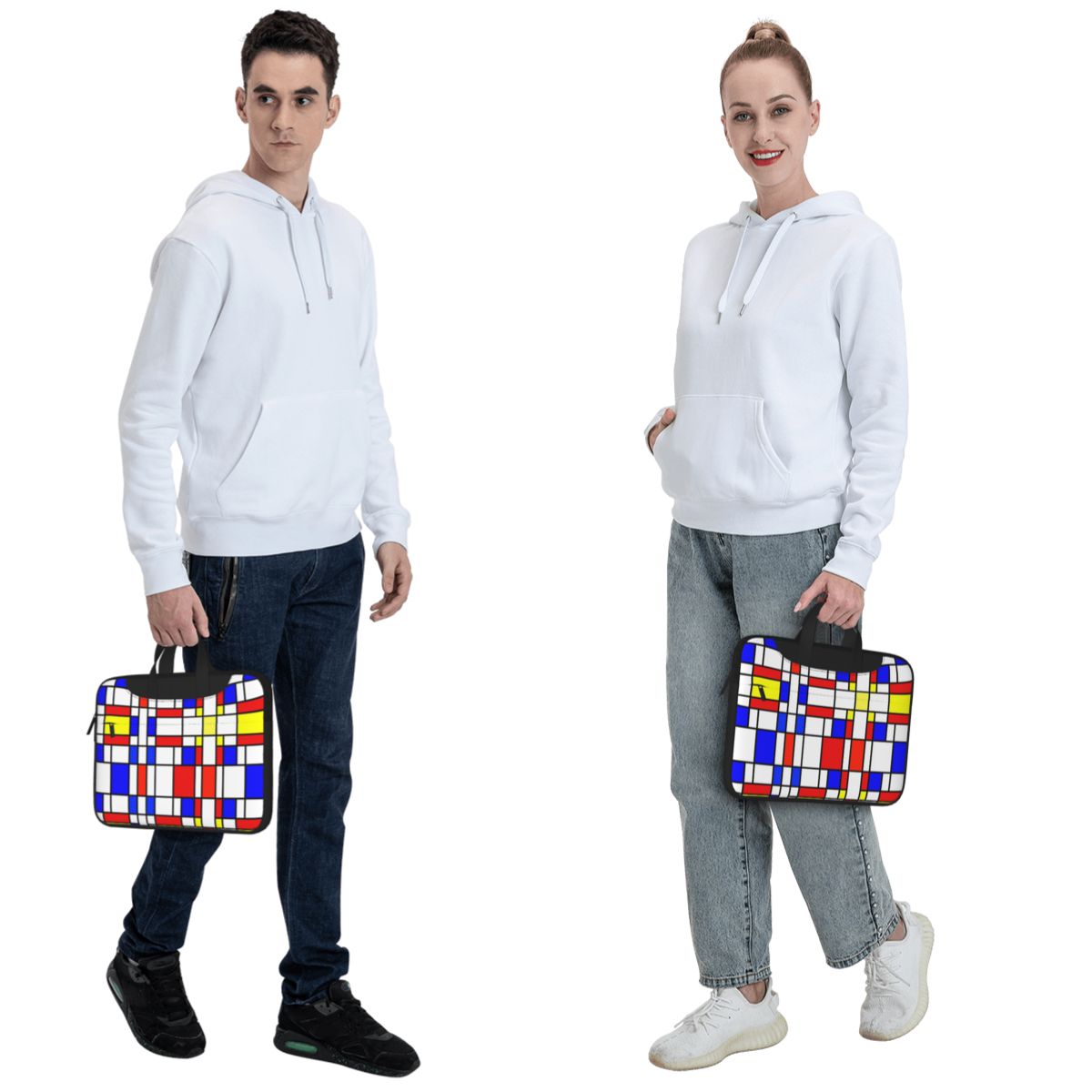 Piet Mondrian De Stijl Umhänge – Laptop Bag Bewertung und Preis