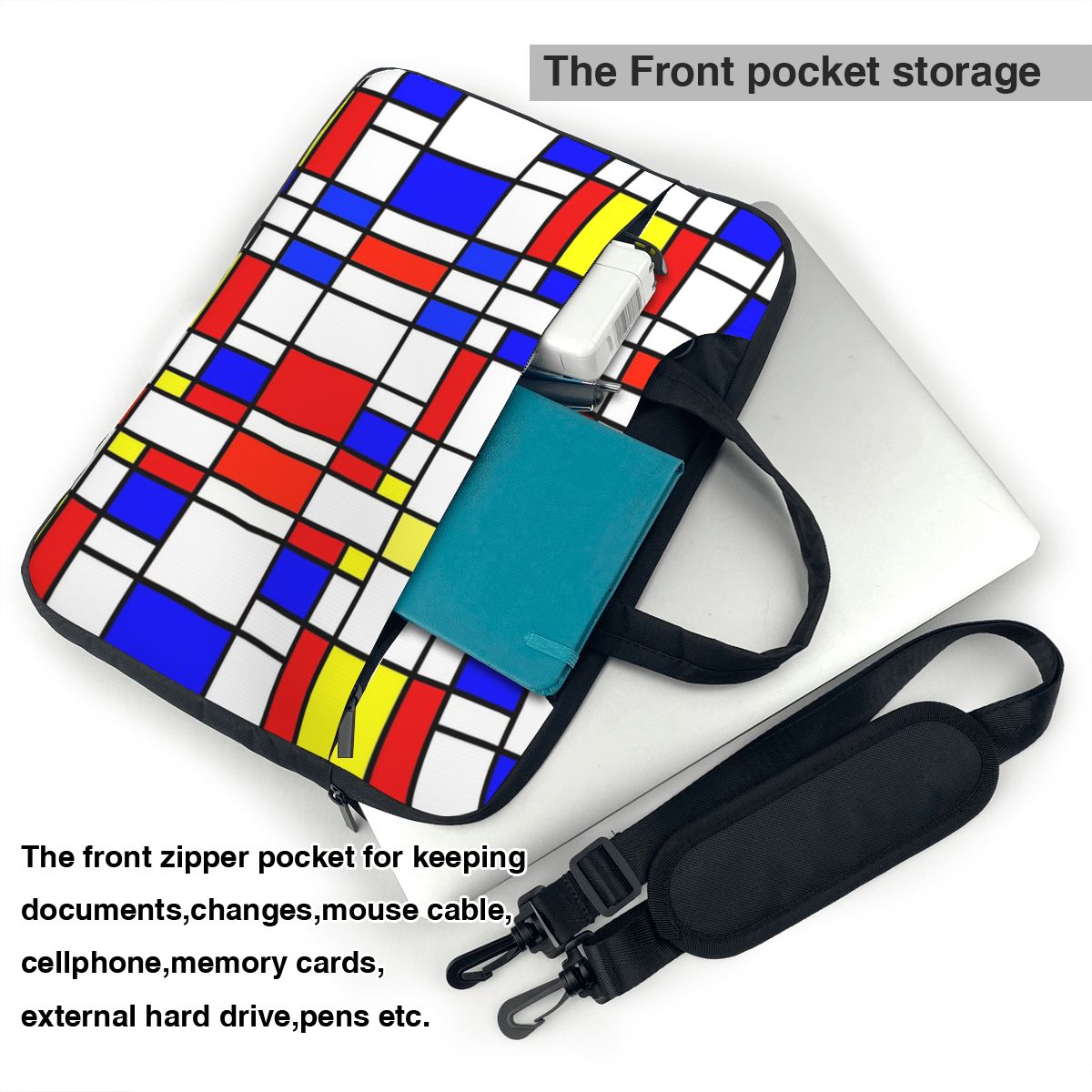 Piet Mondrian De Stijl Umhänge – Laptop Bag Bewertung und Preis